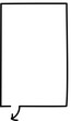 © buzstop - Black and white speech bubble balloon with arrow point icon sticker memo keyword planner text box banner, flat png transparent element design