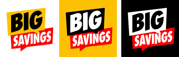 Sticker - Big savings