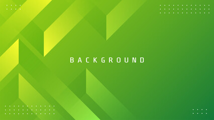 Wall Mural - abstract green gradient geometric shapes background. vector design graphic for poster, banner, landing page, slideshow. vector illustration