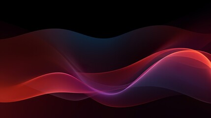 Wall Mural - Abstract background with waves, Generative AI