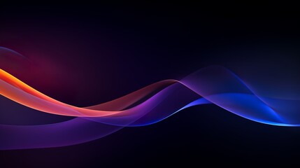 Wall Mural - Abstract background with waves, Generative AI