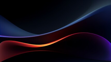 Wall Mural - Abstract background with waves, Generative AI