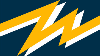 Poster - Dark background with yellow squiggly lines as the main element.