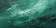Dark green paint texture background, abstract pattern of brush strokes