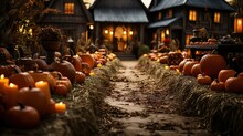 Halloween Home Decoration, Autumn Village
