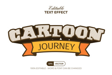 Cartoon Text Effect Style. Editable Text Effect.