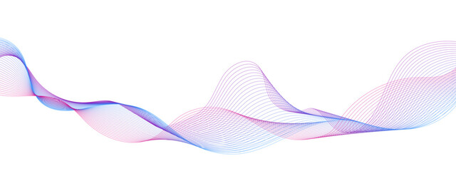 Abstract wavy information technology smooth wave lines background. Design used for banner, presentation, web design, cover, web, flyer, card, poster, texture, slide, magazine Data visualization.