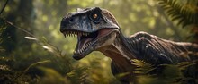 Tyrannosaurus Rex Dinosaur Raptor Angry