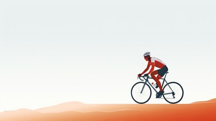 Wall Mural - Design template for cycling