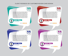 Testimonial banner, quote, infographic. social media post template designs for quotes.