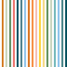 Abstract Rainbow Colours Retro Groovy Lines Bold 4 Backgrounds Bundle Set Collection. Pink Orange Yellow Blue Stripes.