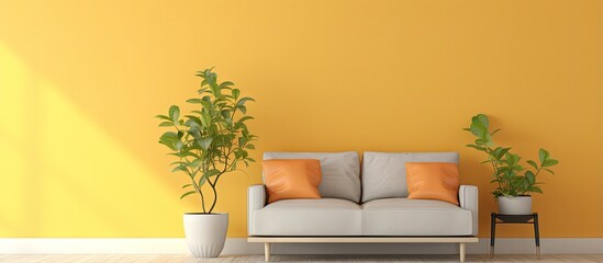 Poster - Interior background of a house