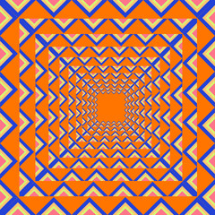 Seamless geometric pattern in the form of square tiles. Vector image.