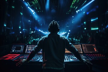 Poster - DJ in nightclub