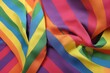 Rainbow fabric background