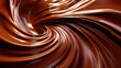 © Justlight - Swirling pockets of liquid chocolate cascading slowly in breathtaking detail.