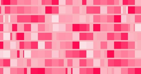 Wall Mural - animated multicolored pixel background. 4k resolution abstract pixel mirrow motion design transition