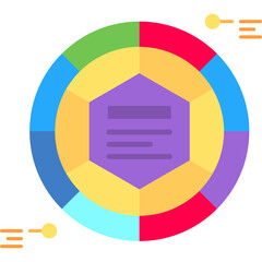 Canvas Print - Infographic elements Icon