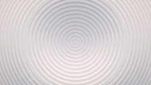 Wave From Concentric Circles, Rings On The Surface. Bright, Milky Radio Wave Abstract Background