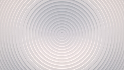 Wave from concentric circles, rings on the surface. Bright, milky radio wave abstract background