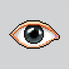 Pixel art illustration Eye. Pixelated Eye. Eyes instrument music icon pixelated
for the pixel art game and icon for website and video game. old school retro.