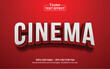 © Pickypicks - Red Movies Cinema text effect, Editable text effect