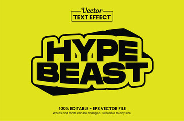 Hypebeast Style Editable Text Effect for clothing brand or T shirt
