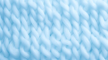 Soft Baby Blue Knitted Background