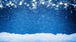Christmas snow background , AI Generated