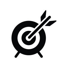 Wall Mural - Target aim goal vector icon