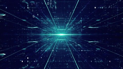 Programming code abstract technology background footage