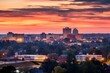Augusta, GA skyline. Generative AI