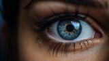Fototapeta  - Woman blue eye