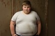 Overweight Boy . Сoncept Causes Of Childhood Obesity, Helpful Strategies For Weight Management, Importance Of Physical Activity, Role Of Nutrition In Weight Management