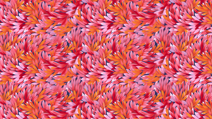 Canvas Print - pattern with flowers colorful background
