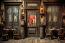 Old Western Style Saloon Doors