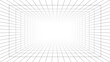 © medelwardi - 3D room perspective grid background