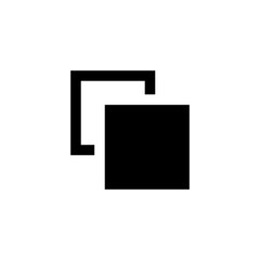 Fototapete - layers icon symbol. open new window tab icons - copy file document icon sign