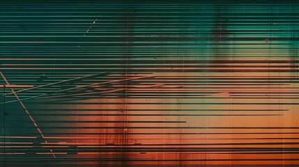 Wall Mural - design abstract digital pixel noise glitch background, error video tv damage.