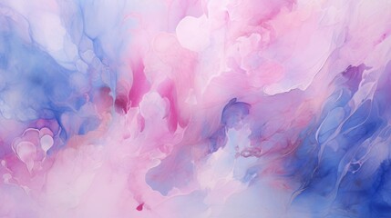 Wall Mural - celestial pink blue abstract cosmic space universe background, fairytale magic card, horizontal bann