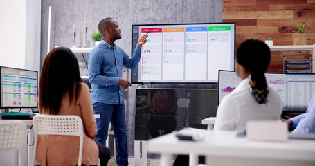 Poster - Corporate Training Presentation In Classroom