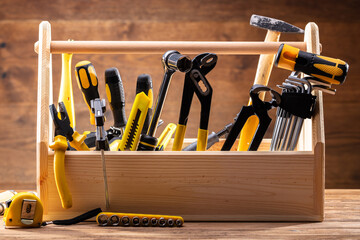 Sticker - Toolbox With Various Worktools