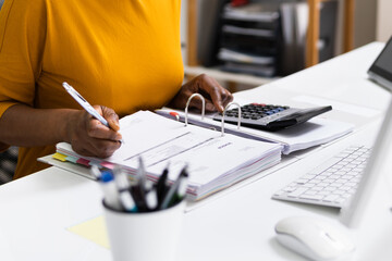 Aufkleber - african american business accountant
