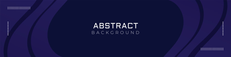 Wall Mural - linkedin banner blue abstract background