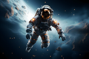 astronaut in space