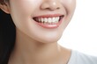 © tonstock - Beautiful female smile after teeth whitening procedure, Generative AI