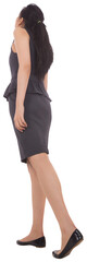Poster - Digital png photo of biracial businesswoman on transparent background
