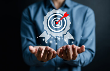 Leinwandbilder - Quality Certificate and Checklist analyst target objective marketing planning assignment with quality management. Standardization, certification. Compliance to regulations service and standards.