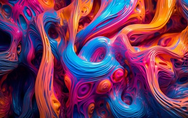 Colorful abstract background with wave Gradient color