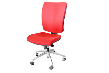 Wall Mural - office red chair transparent